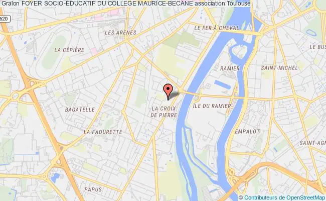 plan association Foyer Socio-educatif Du College Maurice-becane Toulouse