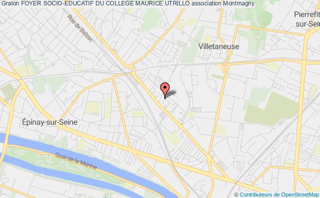 plan association Foyer Socio-educatif Du College Maurice Utrillo Montmagny