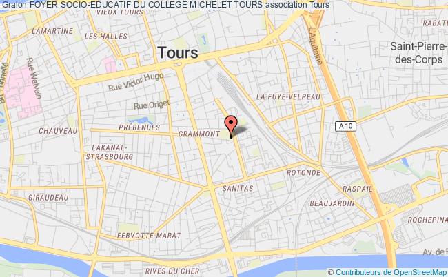 plan association Foyer Socio-educatif Du College Michelet Tours Tours