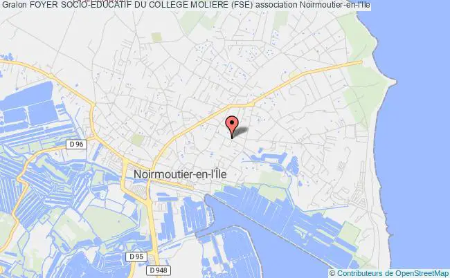 plan association Foyer Socio-educatif Du College Moliere (fse) Noirmoutier-en-l'Île