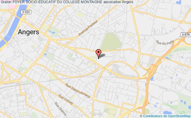 plan association Foyer Socio-educatif Du College Montaigne Angers
