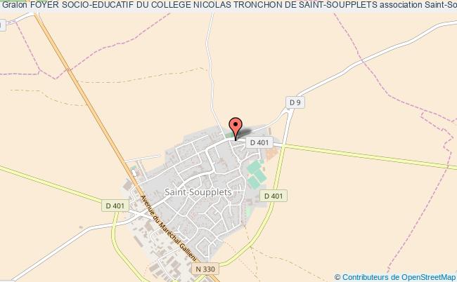 plan association Foyer Socio-educatif Du College Nicolas Tronchon De Saint-soupplets Saint-Soupplets