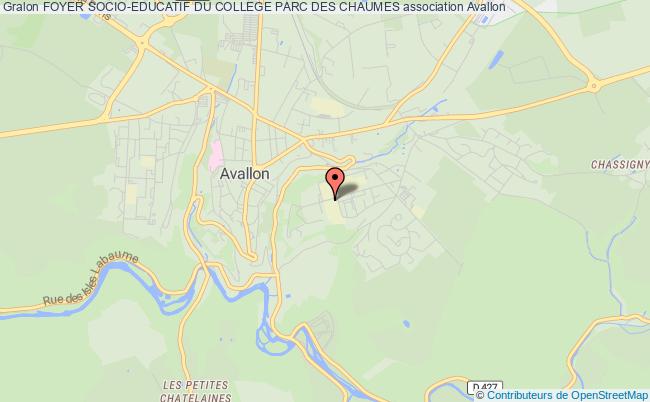 plan association Foyer Socio-educatif Du College Parc Des Chaumes Avallon