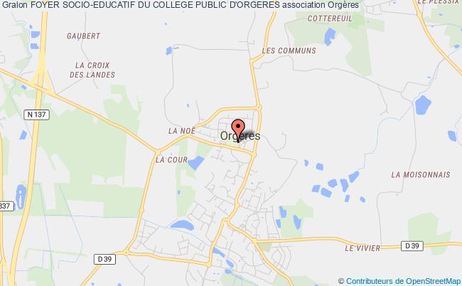 plan association Foyer Socio-educatif Du College Public D'orgeres Orgères