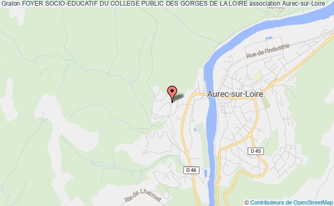 plan association Foyer Socio-educatif Du College Public Des Gorges De La Loire Aurec-sur-Loire