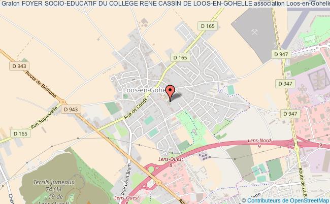 plan association Foyer Socio-educatif Du College Rene Cassin De Loos-en-gohelle Loos-en-Gohelle
