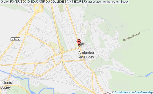 plan association Foyer Socio-educatif Du College Saint-exupery Ambérieu-en-Bugey