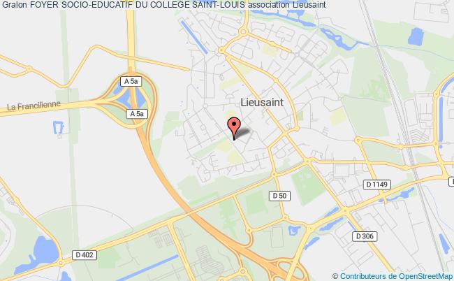 plan association Foyer Socio-educatif Du College Saint-louis Lieusaint
