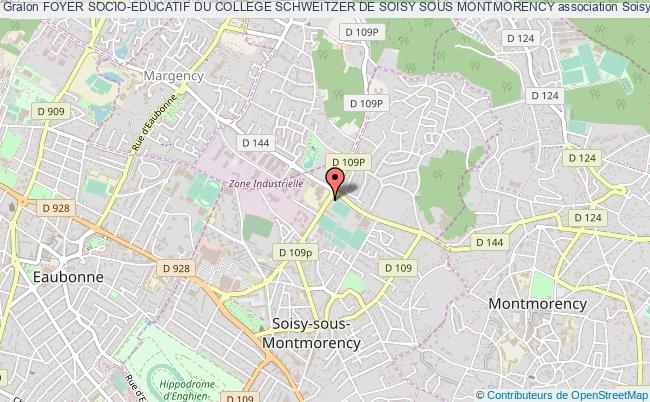 plan association Foyer Socio-educatif Du College Schweitzer De Soisy Sous Montmorency Soisy-sous-Montmorency