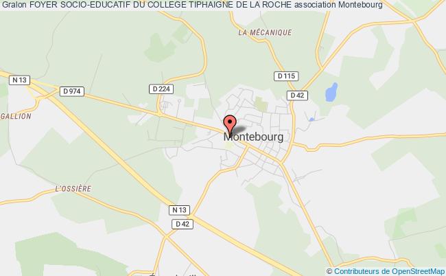plan association Foyer Socio-educatif Du College Tiphaigne De La Roche Montebourg