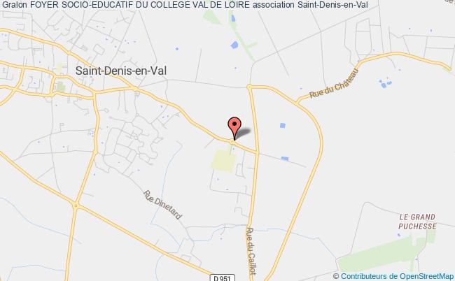 plan association Foyer Socio-educatif Du College Val De Loire Saint-Denis-en-Val