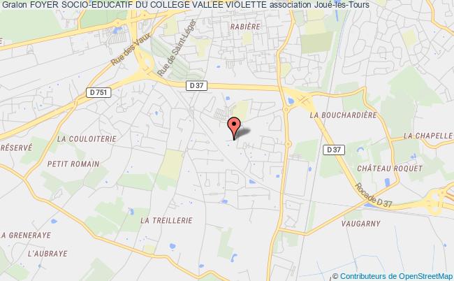 plan association Foyer Socio-educatif Du College Vallee Violette Joué-lès-Tours