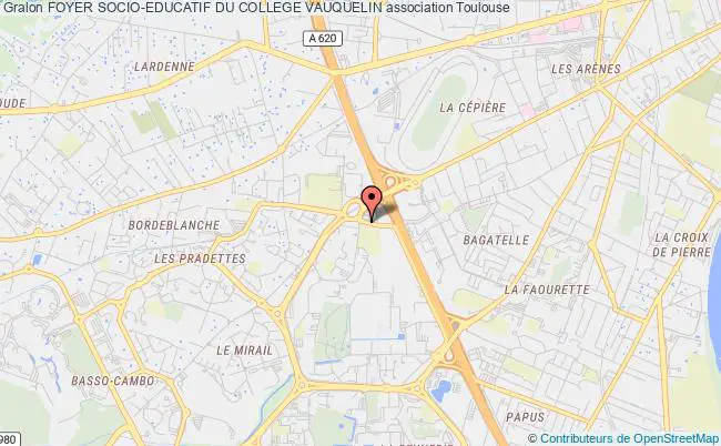 plan association Foyer Socio-educatif Du College Vauquelin Toulouse