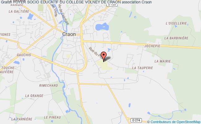 plan association Foyer Socio Educatif Du College Volney De Craon Craon