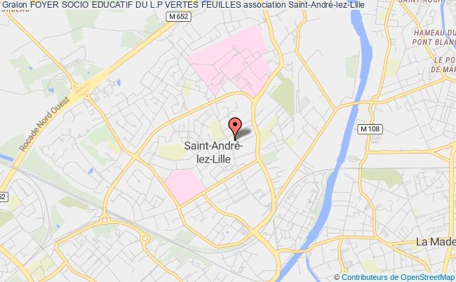 plan association Foyer Socio Educatif Du L.p Vertes Feuilles Saint-André-lez-Lille