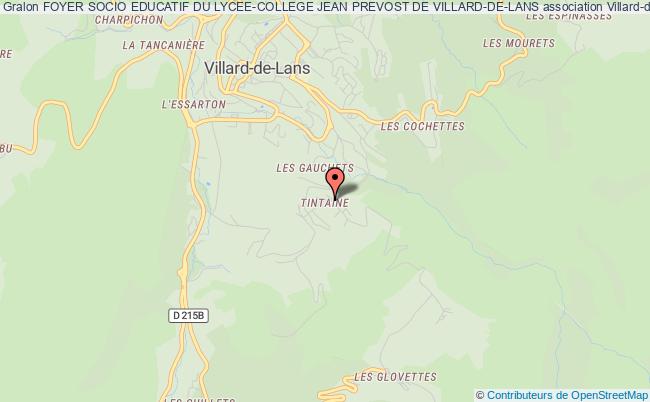 plan association Foyer Socio Educatif Du Lycee-college Jean Prevost De Villard-de-lans Villard-de-Lans