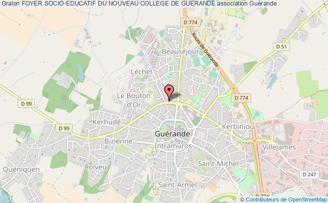 plan association Foyer Socio-educatif Du Nouveau College De Guerande Guérande