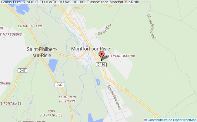 plan association Foyer Socio Educatif Du Val De Risle Montfort-sur-Risle