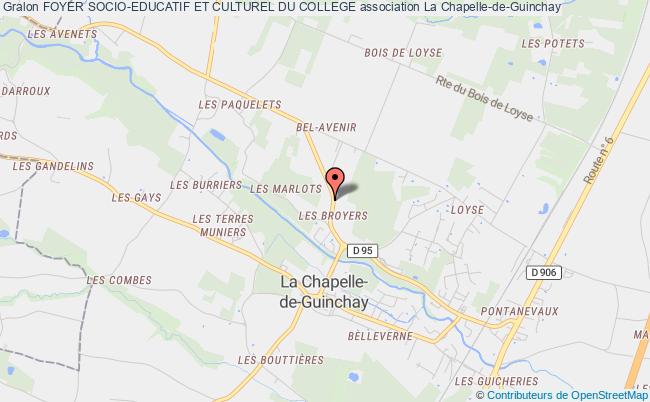 plan association Foyer Socio-educatif Et Culturel Du College La    Chapelle-de-Guinchay