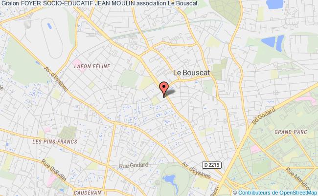 plan association Foyer Socio-educatif Jean Moulin Le Bouscat