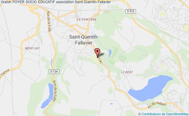 plan association Foyer Socio Educatif Saint-Quentin-Fallavier