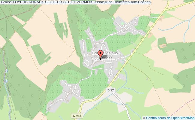 plan association Foyers Ruraux Secteur Sel Et Vermois Bouxières-aux-Chênes