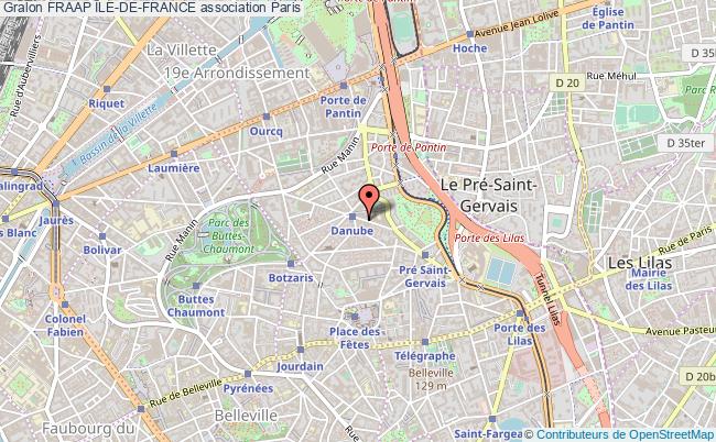 plan association Fraap Île-de-france Paris