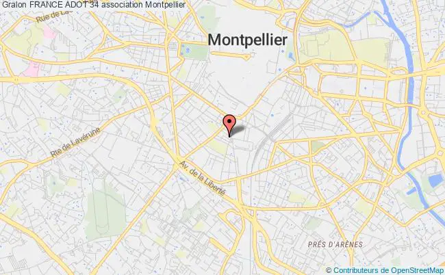 plan association France Adot 34 Montpellier