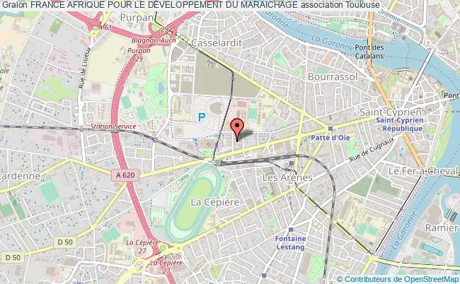 plan association France Afrique Pour Le Developpement Du Maraichage Toulouse
