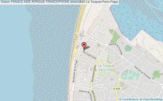 plan association France Aide Afrique Francophone Le Touquet-Paris-Plage