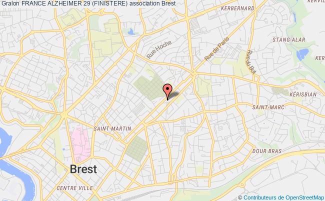plan association France Alzheimer 29 (finistere) Brest