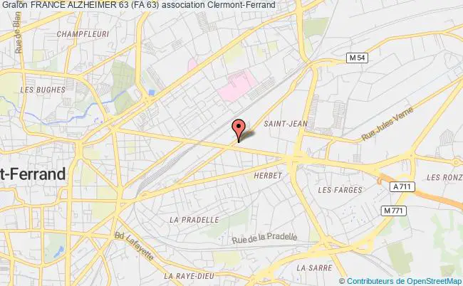 plan association France Alzheimer 63 (fa 63) Clermont-Ferrand