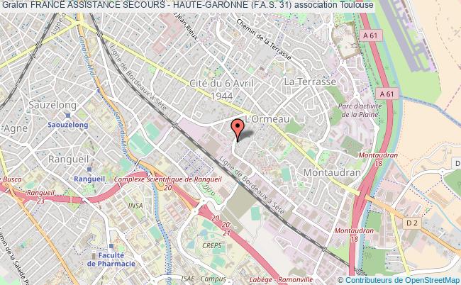 plan association France Assistance Secours - Haute-garonne (f.a.s. 31) Toulouse