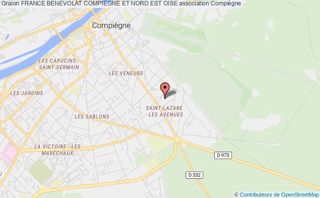 plan association France Benevolat Compiegne Et Nord Est Oise Compiègne