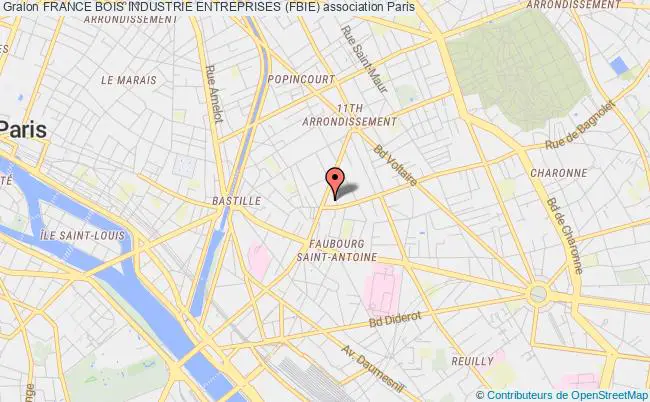 plan association France Bois Industrie Entreprises (fbie) Paris