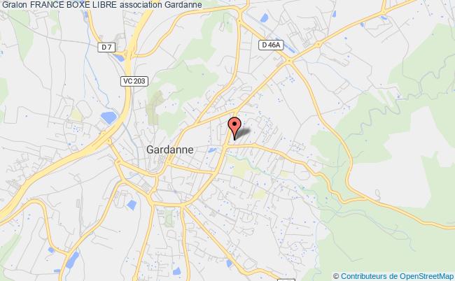 plan association France Boxe Libre Gardanne