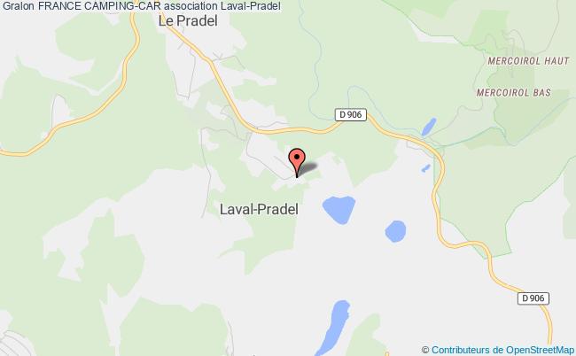 plan association France Camping-car Laval-Pradel