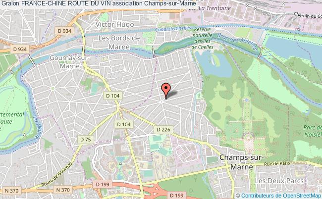 plan association France-chine Route Du Vin Champs-sur-Marne