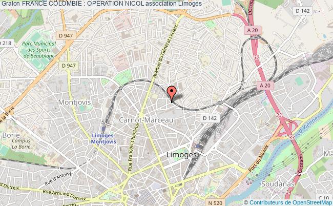 plan association France Colombie : Operation Nicol Limoges