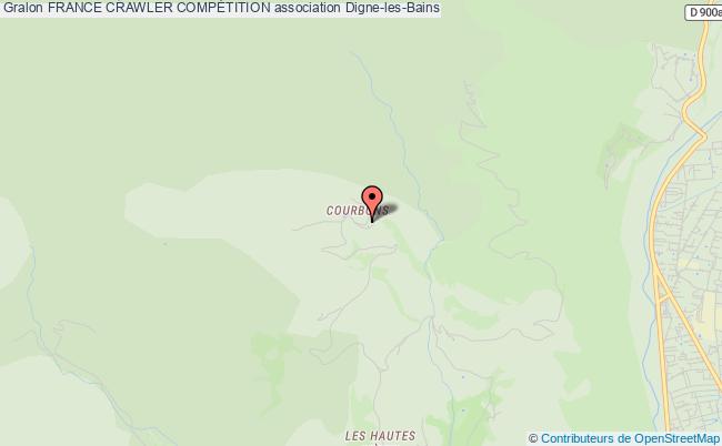 plan association France Crawler CompÉtition Digne-les-Bains