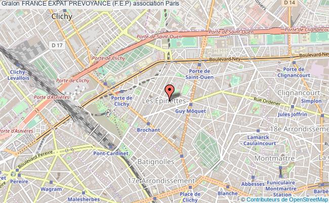 plan association France Expat Prevoyance (f.e.p) Paris