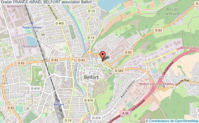 plan association France-israËl Belfort Belfort
