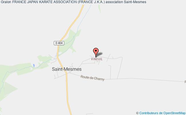 plan association France Japan Karate Association (france J.k.a.) Saint-Mesmes