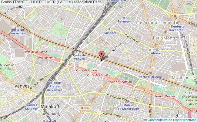 plan association France - Outre - Mer (la Fom) Paris