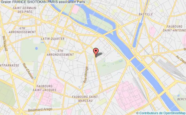 plan association France Shotokan Paris Paris