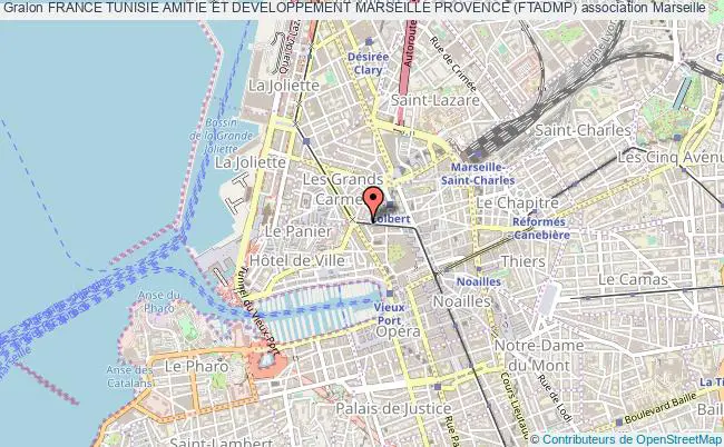 plan association France Tunisie Amitie Et Developpement Marseille Provence (ftadmp) Marseille