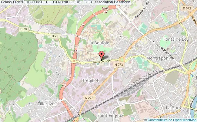 plan association Franche-comte Electronic Club : Fcec Besançon