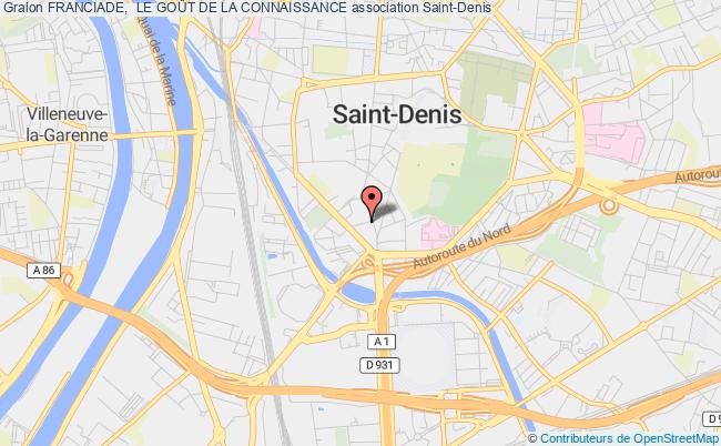 plan association Franciade,  Le GoÛt De La Connaissance Saint-Denis