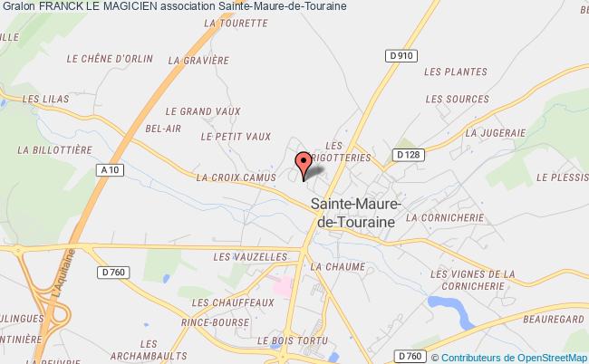 plan association Franck Le Magicien Sainte-Maure-de-Touraine
