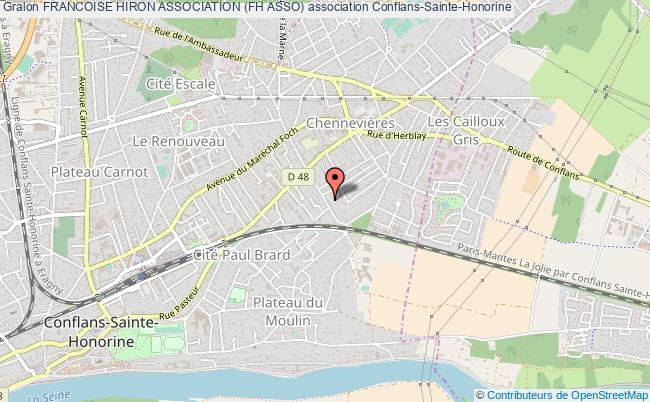 plan association Francoise Hiron Association (fh Asso) Conflans-Sainte-Honorine